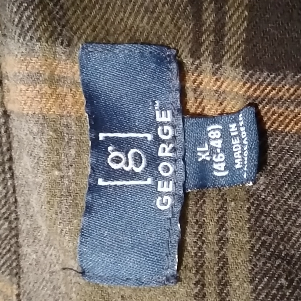 George Plaid Button down long sleeve shirt - Picture 2 of 3